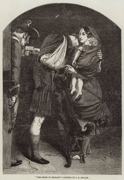 La orden de liberación de John Everett Millais